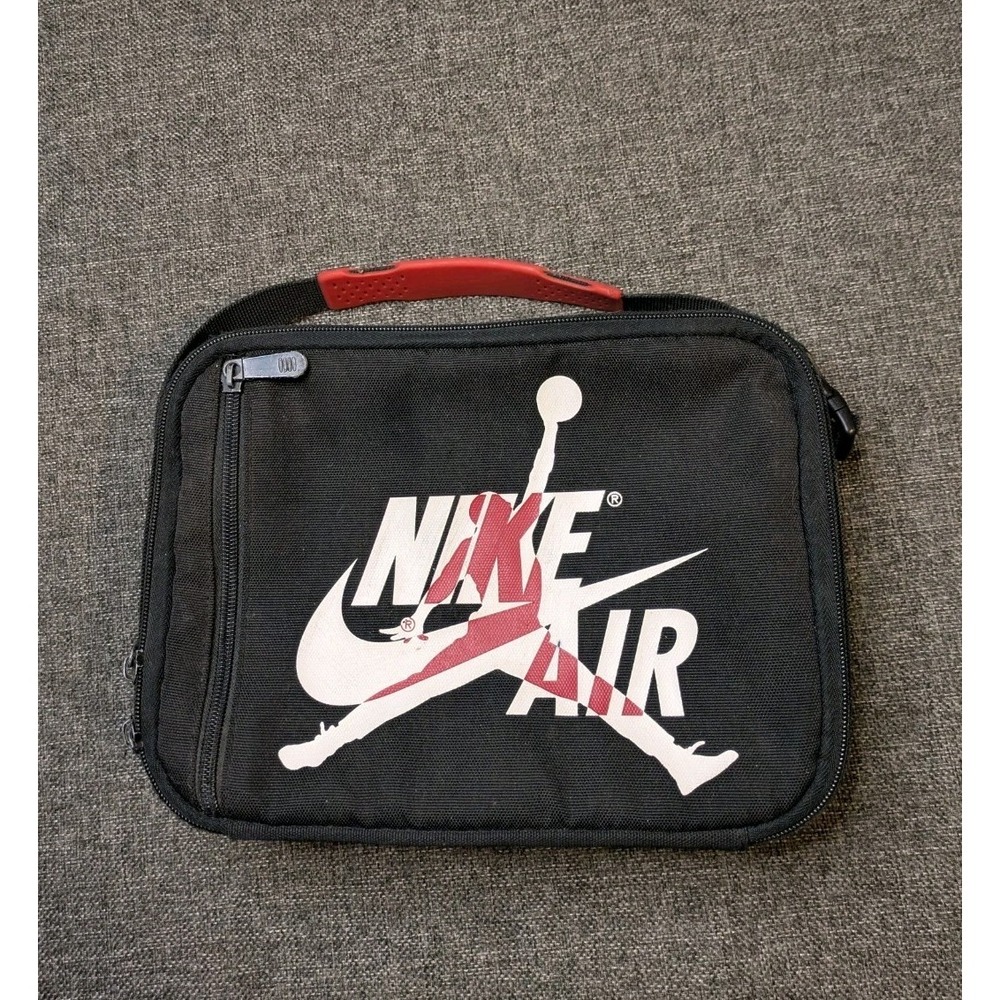 Nike Air Jordan Jumpman Logo Classic lunch bag black & Red Vintage